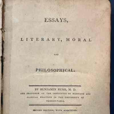 Essays, Literary, Moral, and Philosophical
