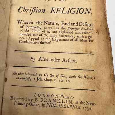 [Franklin Imprint]. Arscott, Alexander.