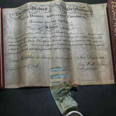 Philadelphia Medical Society Certificate