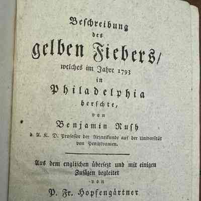 Beschreibung des Gelben Fiebers
