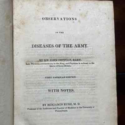 Observations on Diseases of the Army