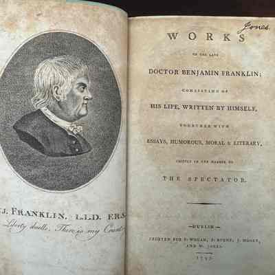 Franklin, Benjamin: Works of the Late Doctor Benjamin Franklin