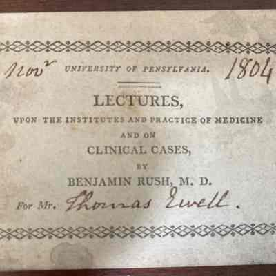 Rush Lecture Ticket