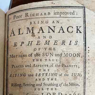 Poor Richard's Almanack 1761