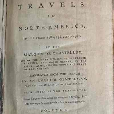 Travels in North America in the Years 170, 1781, and 1782