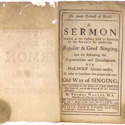 [Franklin, James and Benjamin] The sweet psalmist of Israel.