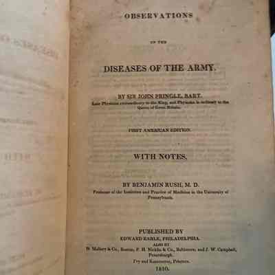 Observations on the Diseases of the Army.