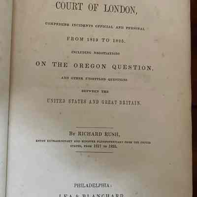 Memoranda of a Residence at the Court of London