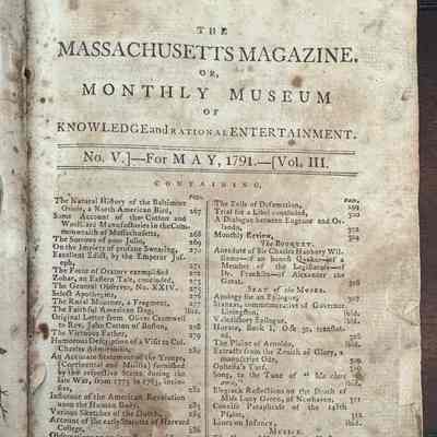The Massachusetts Magazine