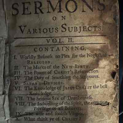 [Franklin Imprint]. Sermons on Various Subjects