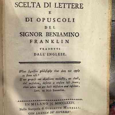 [FRANKLIN] Scelta di Lettere