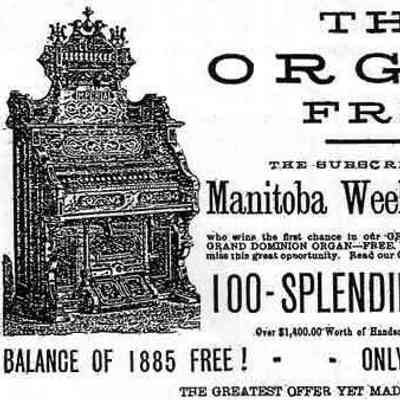 The Golden Age of the Organ in Manitoba: 1875-1919