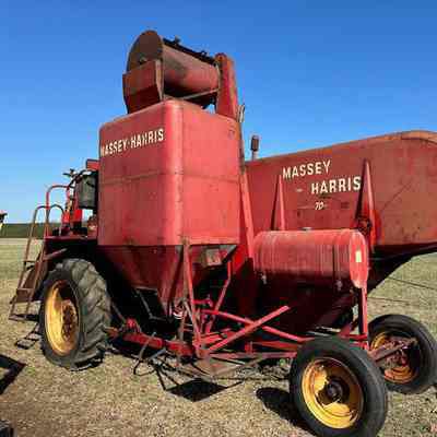 Combine; Massey Harris 70 Special
