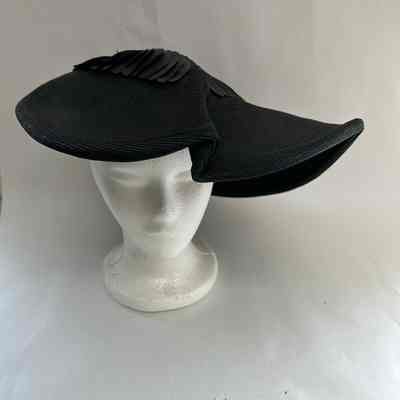Wide Brimmed Lopsided Hat