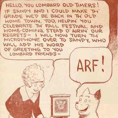 Annie and Sandy Send Regrets to Lombard