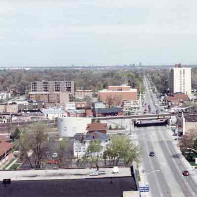 P94-19-1 1994 Aerial View Taken From Maple Street Chapel North