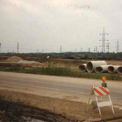 P87-54-5 1987 Looking Southwest from Charles Lane & Route 53 (Columbine Avenue)