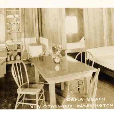 Cama beach Cabin Postcard