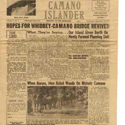 Camano Islander: Vol. 1 No. 2: 19th Sept 1956