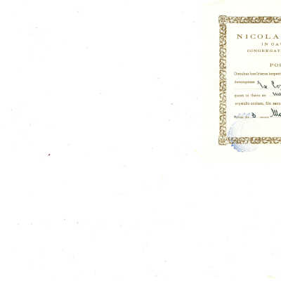 St. Charbel Makhlouf, C: Certificate of Authenticity, scan, 2023