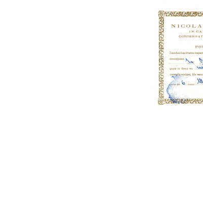 St. Damasus I, P: Certificate of Authenticity, scan, 2023