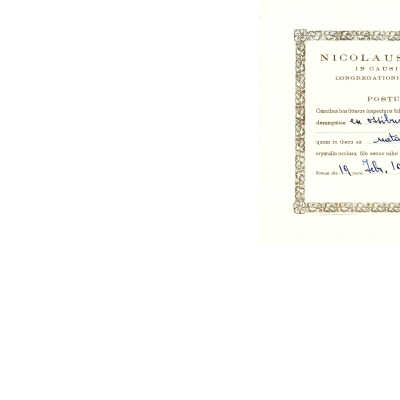 St. Joseph Cottolengo, C: Certificate of Authenticity, scan, 2023