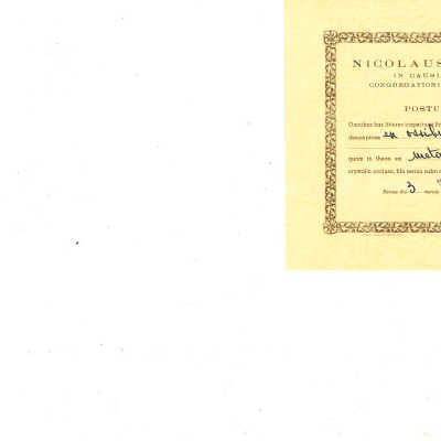 St. Alexius, C: Certificate of Authenticity, scan, 2023