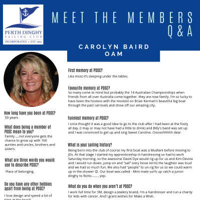 Members Profiles - Carolyn Baird OAM