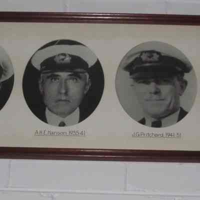 Commodore's Photographs - W.H. Taylor, A.H.E. Hanson, J.G. Pritchard, F.F. Nickels