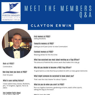 Members Profiles - Clayton Erwin