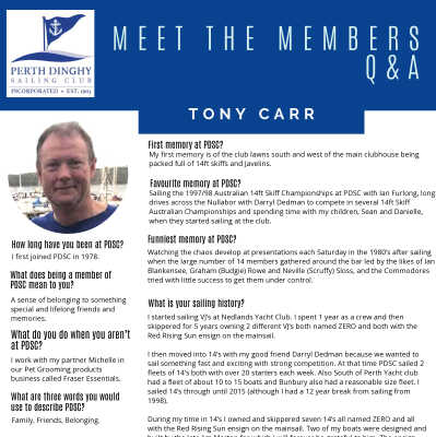 Members Profiles - Tony Carr