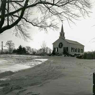 Dingletown Church in Snow B