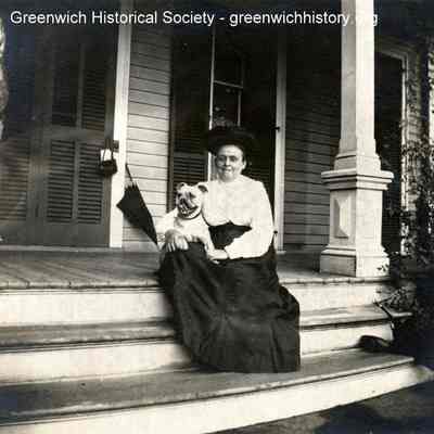 Julia E. Bell and Dog
