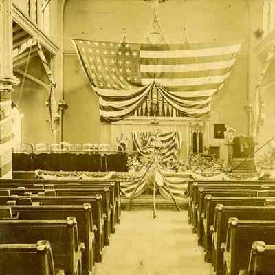 First United Methodist Church Fourth of July Altar