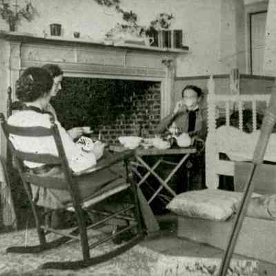 Tea in the Parlor of Bush-Holley House