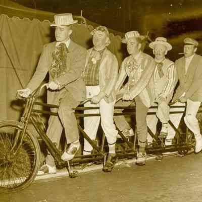 Six Seat Tandem Bicycle