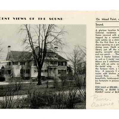House on Mead Point Indian Field Road