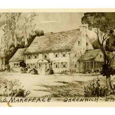 Artist Rendering of a House Indian Field Road