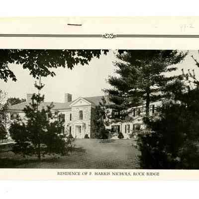 Nichols Residence Stone House Rock Ridge Avenue