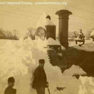 Locomotive Stuck after Blizzard of 1888