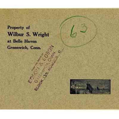 Property of Wilbur S Wright Booklet 1