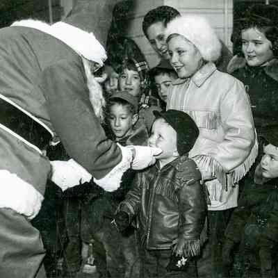 Santa and Children