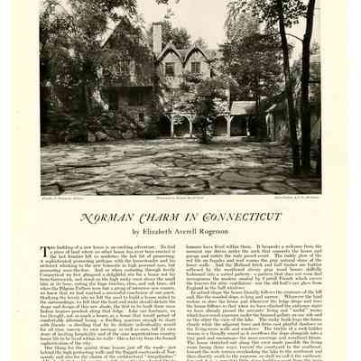 Norman Charm in Connecticut Khakum Wood Road Article 1