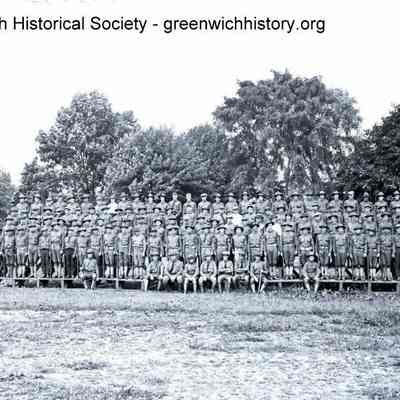 World War I, Battery F Soldiers on Havemeyer Field