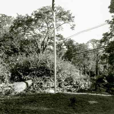 Flagpole in Tomac Cemetery