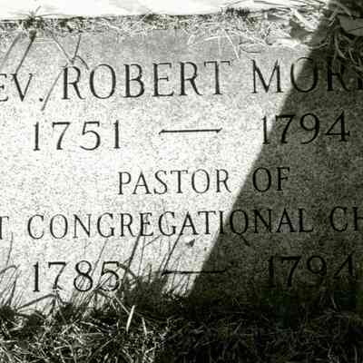 Reverend Robert Morris Footstone