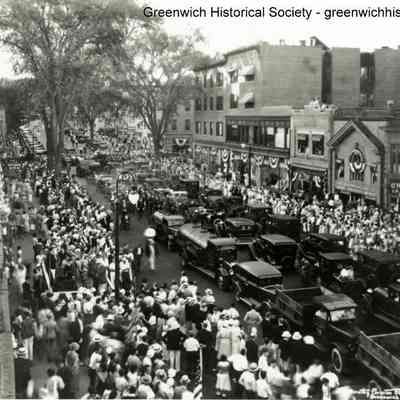 Parade Celebrataing a Widened Greenwich Avenue
