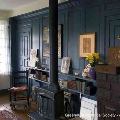 Elmer MacRae's Studio at Bush-Holley House, South Wall