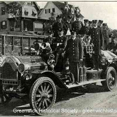 Sound Beach Fire Department Truck and Members