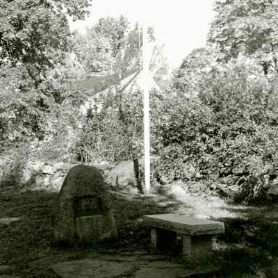 Settlement Rock and Bench